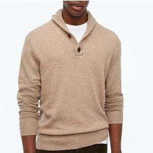 J. Crew Men's V-Neck Tan Sweater